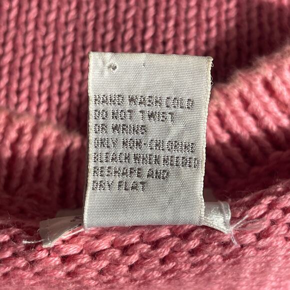 VINTAGE 80s PS Sport Floral Lattice Embellished Argyle Sweater Size Small - Picture 6 of 6